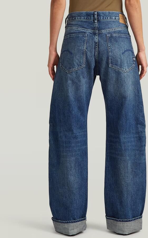 G-Star RAW Bowey Barrel Selvedge Jeans Donkerblauw Dames - Foto 5