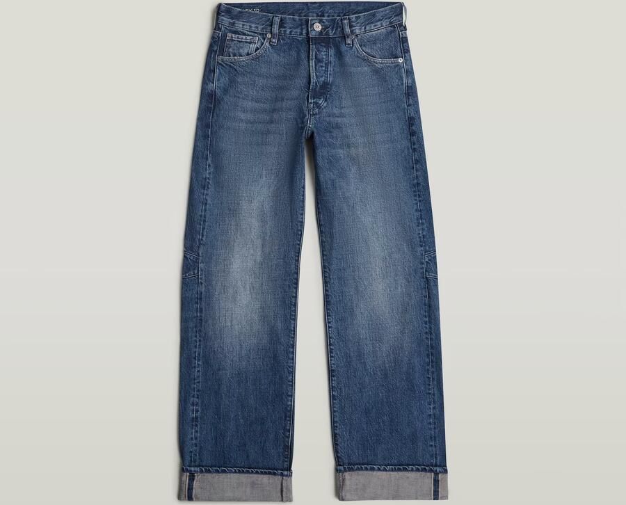 G-Star RAW Bowey Barrel Selvedge Jeans Donkerblauw Dames - Foto 4