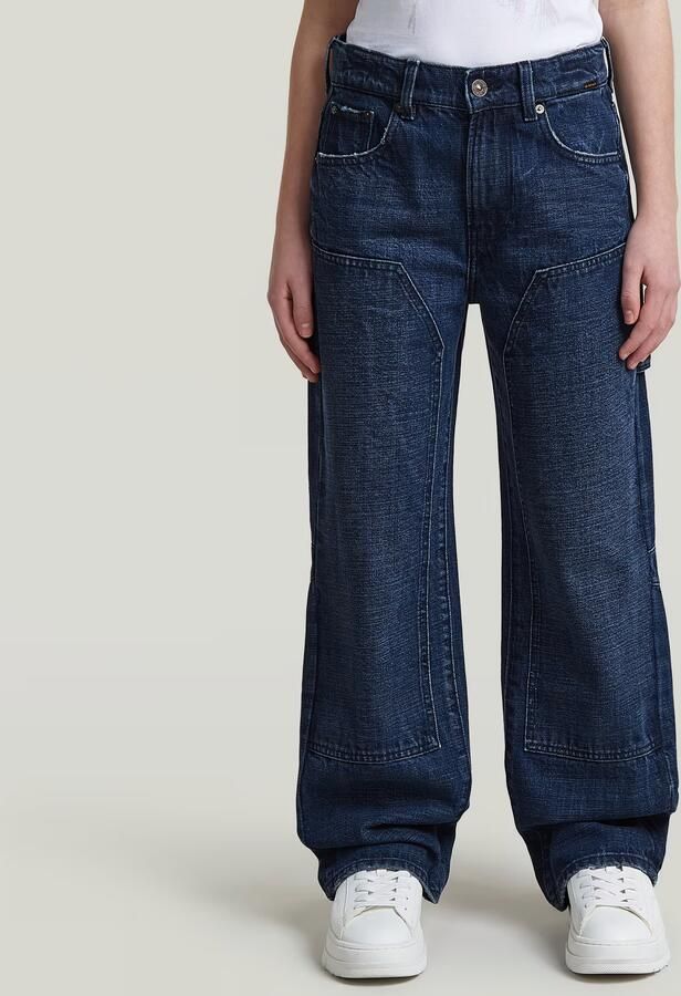 G-Star RAW Bowey Carpenter Loose Jeans voor meisjes Midden blauw meisjes