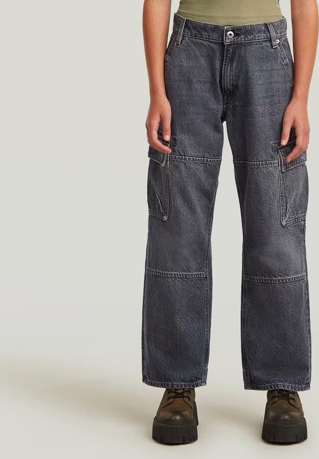 G-Star RAW Bowey Extreme Cargo Loose Jeans voor meisjes Donkerblauw meisjes