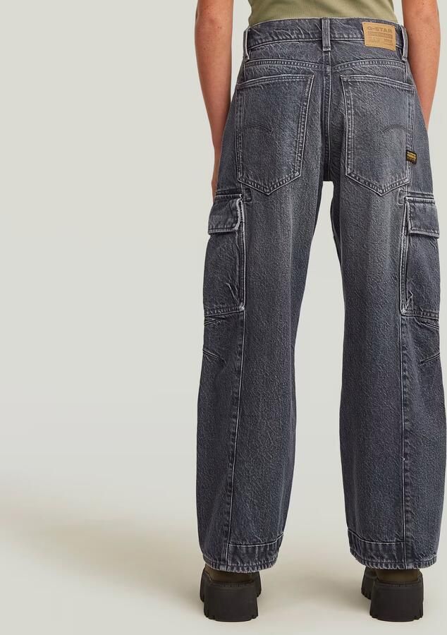 G-Star RAW Bowey Extreme Cargo Loose Jeans voor meisjes Donkerblauw meisjes - Foto 4