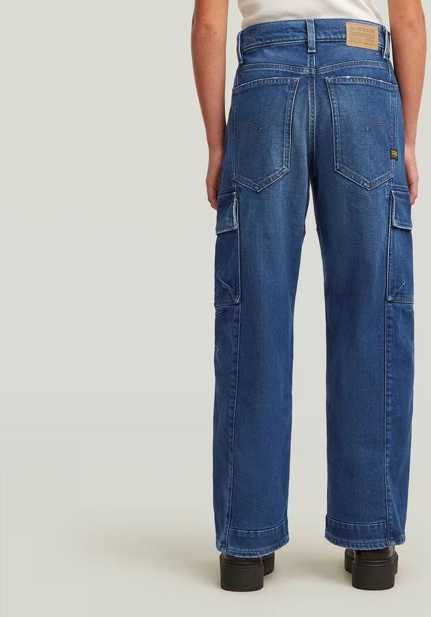 G-Star RAW Bowey Extreme Cargo Loose Jeans voor meisjes Midden blauw meisjes - Foto 5