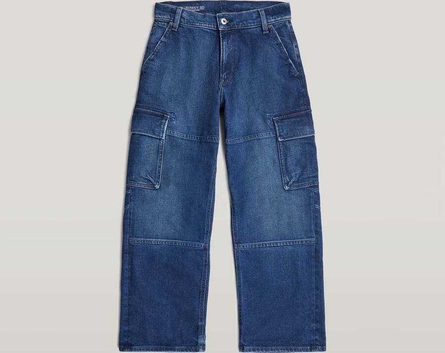 G-Star RAW Bowey Extreme Cargo Loose Jeans voor meisjes Midden blauw meisjes - Foto 4
