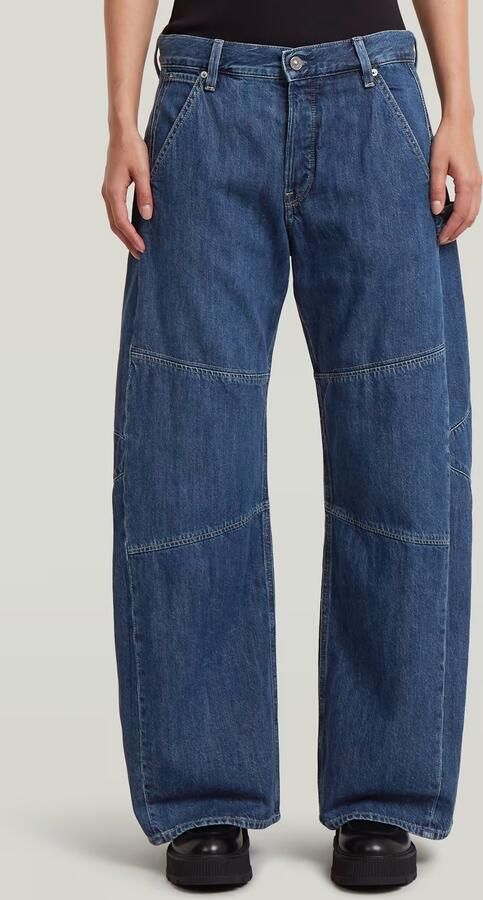 G-Star RAW Bowey Extreme Carpenter Loose Jeans Donkerblauw Dames - Foto 7
