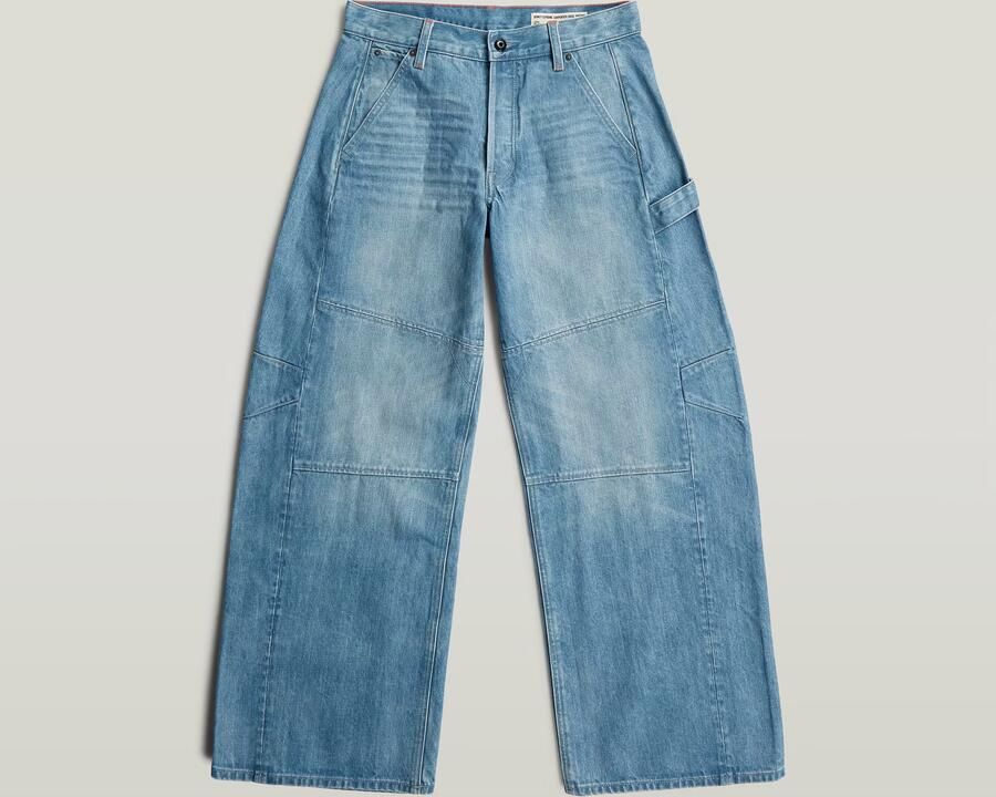 G-Star RAW Bowey Barrel Extreme Loose Jeans Midden blauw Dames - Foto 4