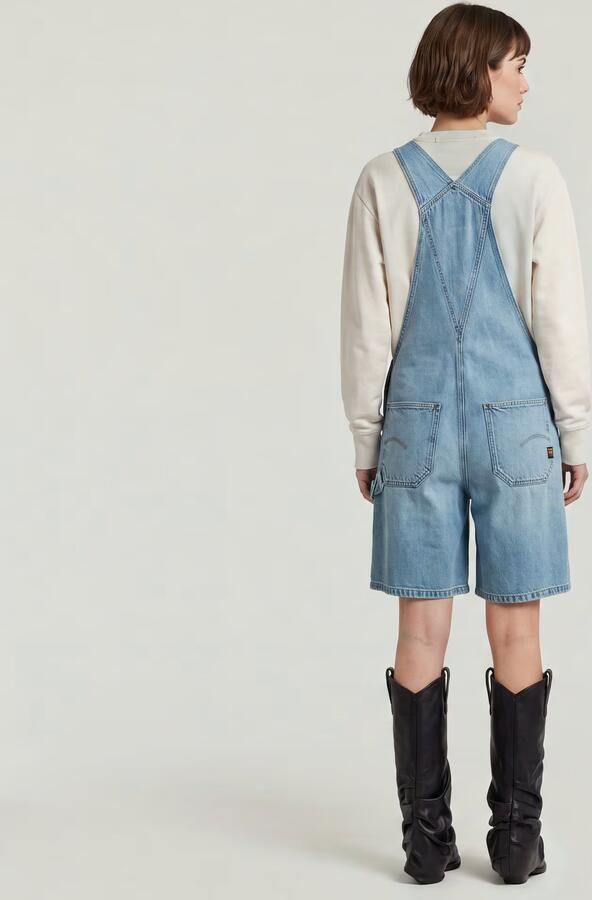 G-Star RAW Bowey Loose Short Jumpsuit Lichtblauw Dames - Foto 11