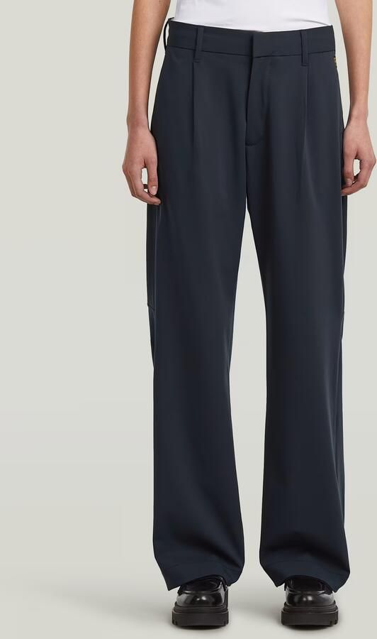 G-Star RAW Bowey Pleated Chino Donkerblauw Dames