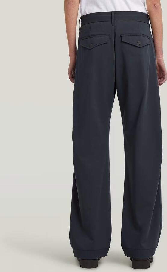 G-Star RAW Bowey Pleated Chino Donkerblauw Dames - Foto 6