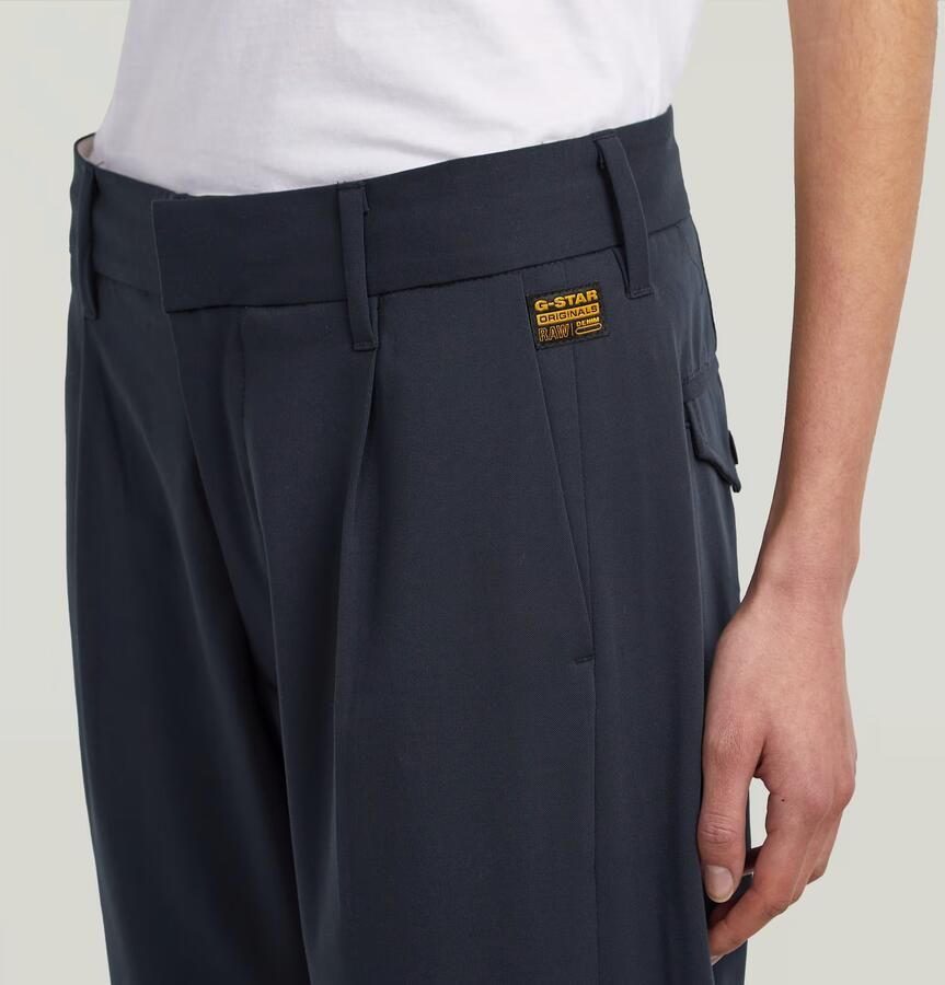 G-Star RAW Bowey Pleated Chino Donkerblauw Dames - Foto 3