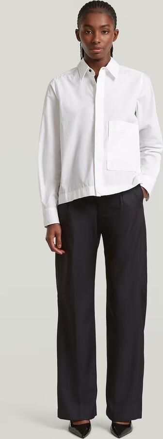 G-Star RAW Bowey Pleated Chino Zwart Dames - Foto 6