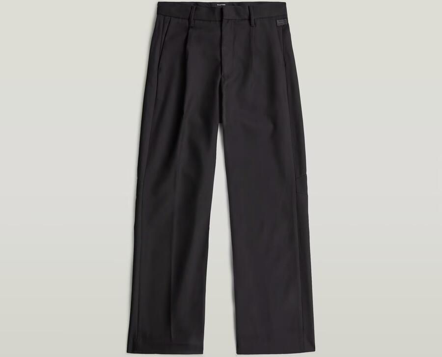G-Star RAW Bowey Pleated Chino Zwart Dames - Foto 5