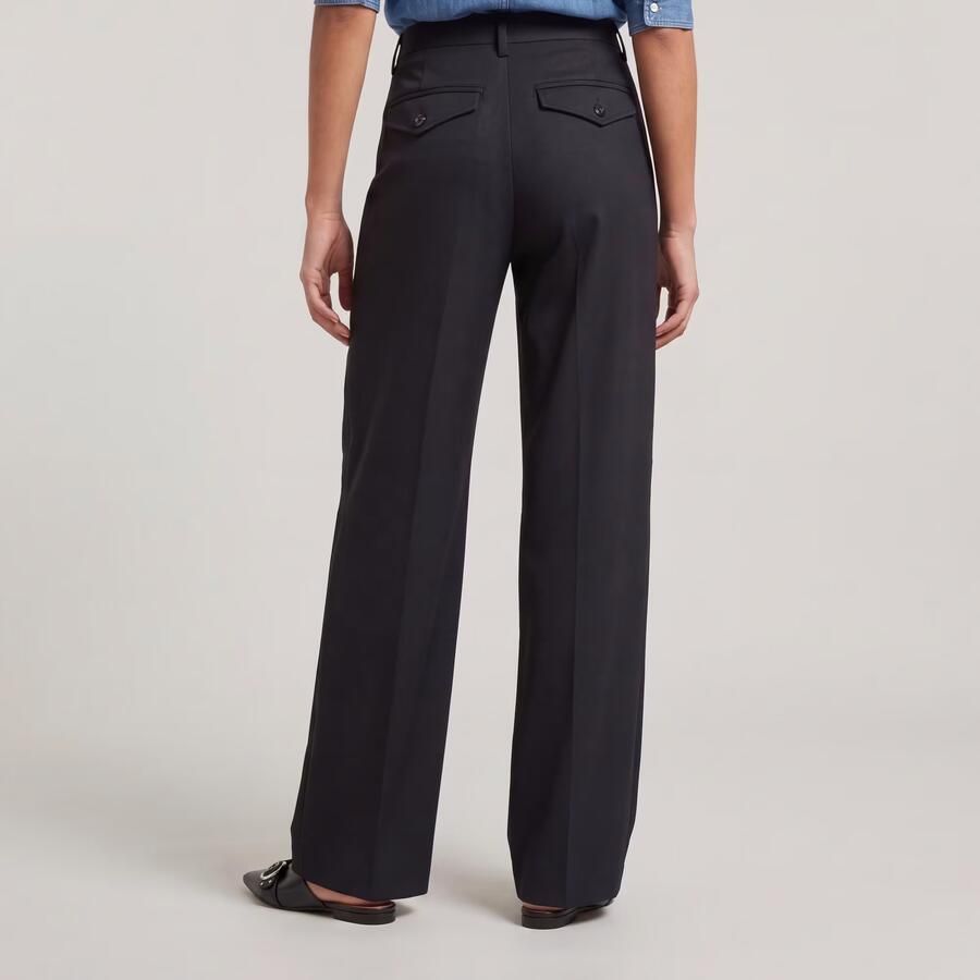 G-Star RAW Bowey Pleated Chino Zwart Dames - Foto 3