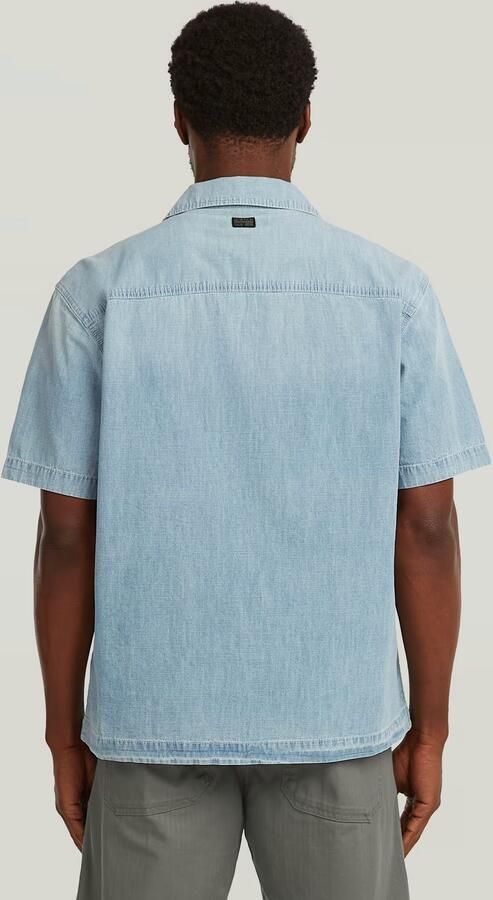 G-Star RAW Bowling 2-Pocket Regular Overhemd Lichtblauw Heren - Foto 8