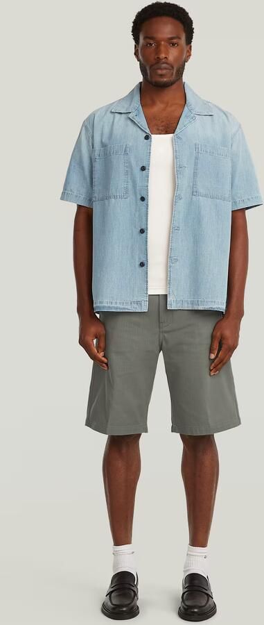 G-Star RAW Bowling 2-Pocket Regular Overhemd Lichtblauw Heren - Foto 9