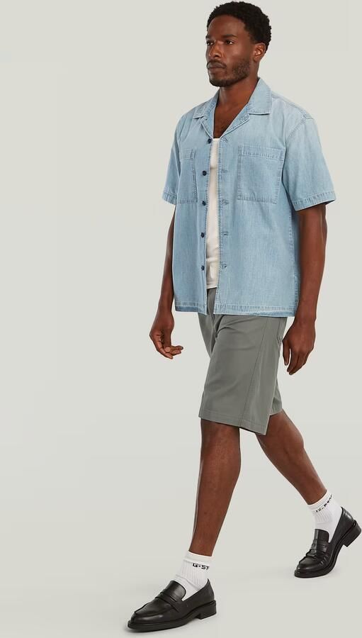 G-Star RAW Bowling 2-Pocket Regular Overhemd Lichtblauw Heren - Foto 7