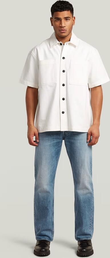 G-Star RAW Lightweight 2-Pock Regular Overhemd Wit Heren - Foto 6