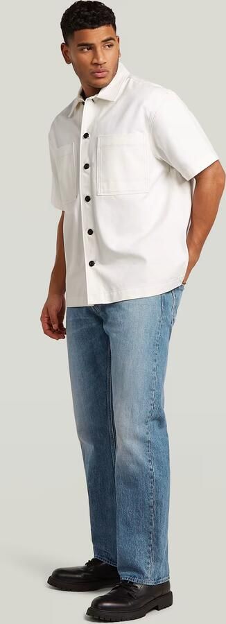 G-Star RAW Lightweight 2-Pock Regular Overhemd Wit Heren - Foto 7