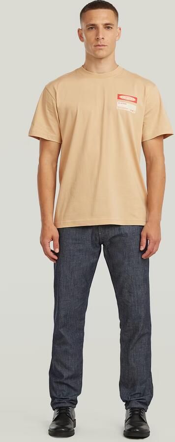 G-Star RAW Box Globe Graphic T-Shirt Beige Heren - Foto 6