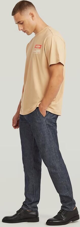 G-Star RAW Box Globe Graphic T-Shirt Beige Heren - Foto 7