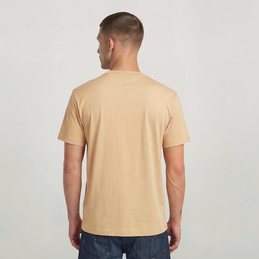 G-Star RAW Box Globe Graphic T-Shirt Beige Heren - Foto 3