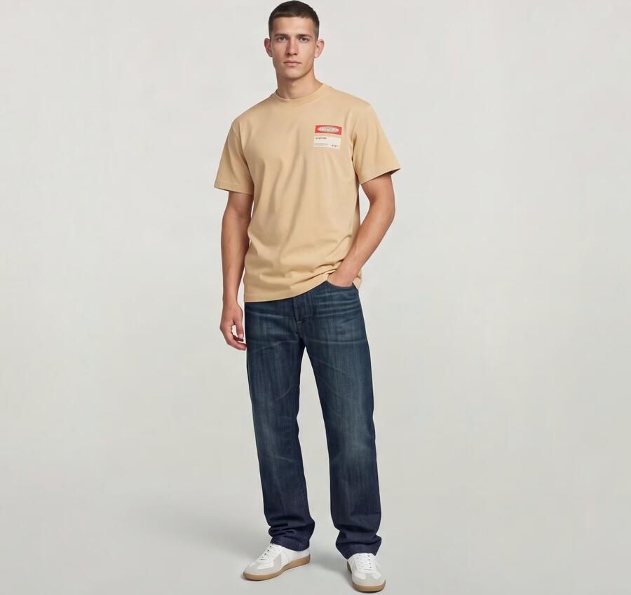 G-Star RAW Box Globe Graphic T-Shirt Beige Heren - Foto 6