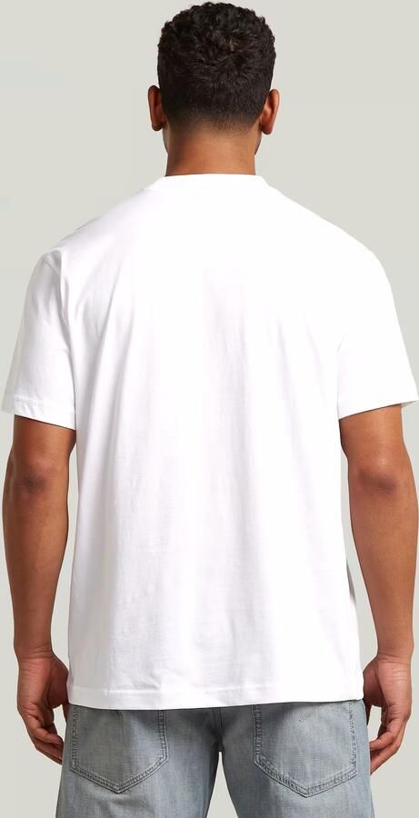 G-Star RAW Box Globe Graphic T-Shirt Wit Heren - Foto 8