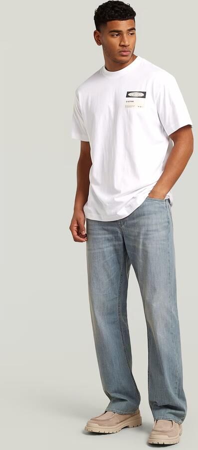 G-Star RAW Box Globe Graphic T-Shirt Wit Heren - Foto 10