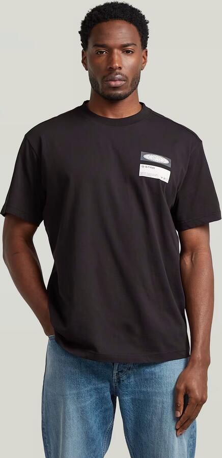 G-Star RAW Box Globe Graphic T-Shirt Zwart Heren - Foto 3