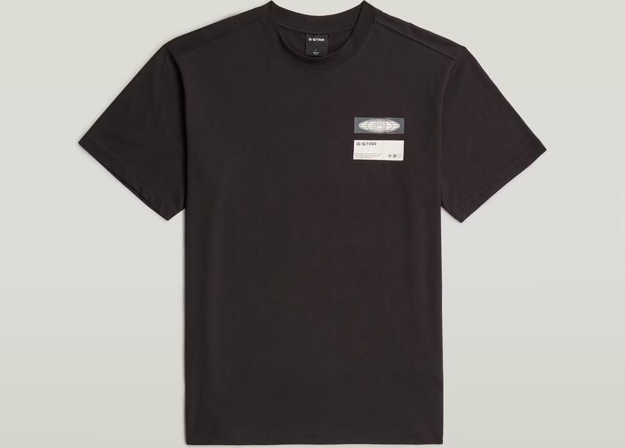 G-Star RAW Box Globe Graphic T-Shirt Zwart Heren - Foto 6