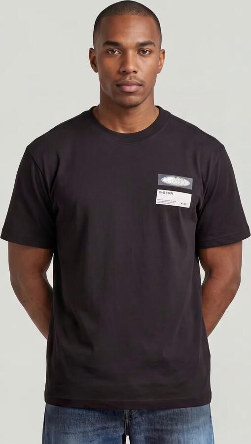 G-Star RAW Box Globe Graphic T-Shirt Zwart Heren - Foto 4