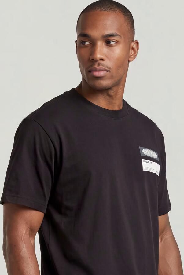 G-Star RAW Box Globe Graphic T-Shirt Zwart Heren - Foto 3