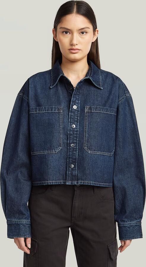 G-Star RAW Boxy 2-Pocket Overshirt Anders Dames