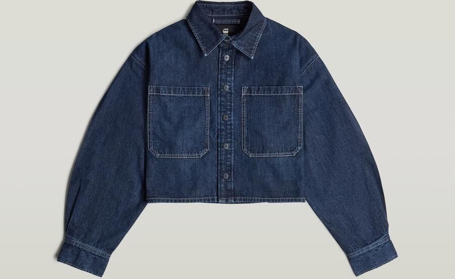 G-Star RAW Boxy 2-Pocket Overshirt Anders Dames - Foto 4