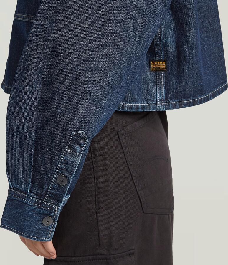 G-Star RAW Boxy 2-Pocket Overshirt Anders Dames - Foto 3