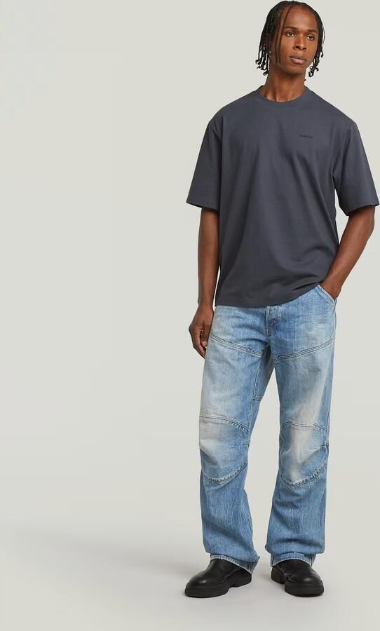 G-Star RAW Boxy Base T-shirt Donkerblauw Heren - Foto 5