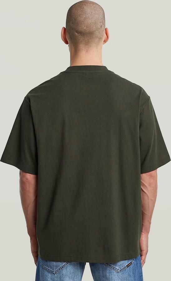 G-Star RAW Boxy Base T-shirt Grijs Heren - Foto 4
