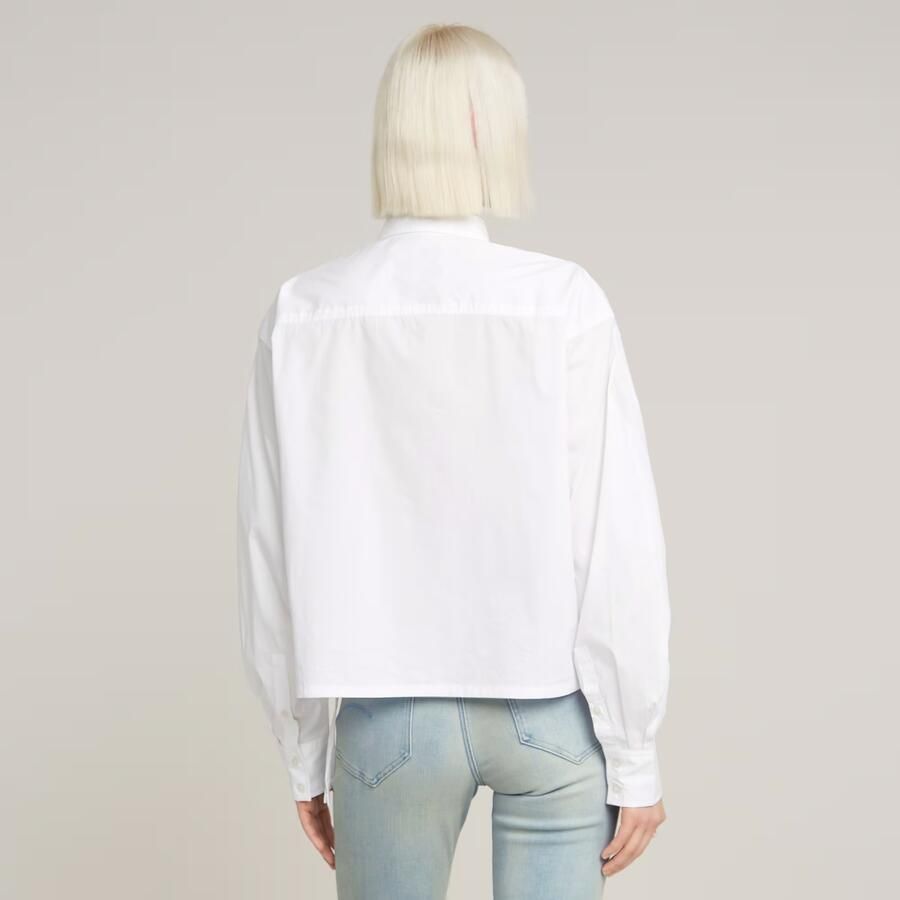 G-Star RAW Boxy Blouse Wit Dames