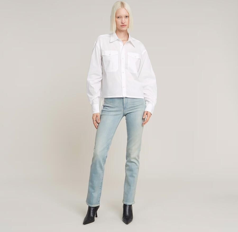G-Star RAW Boxy Blouse Wit Dames - Foto 5