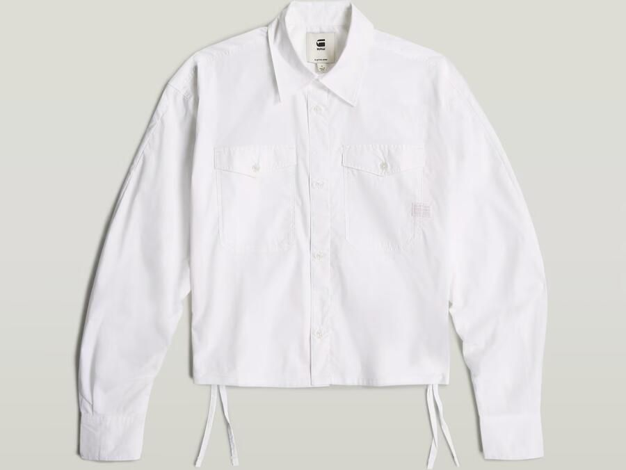 G-Star RAW Boxy Blouse Wit Dames - Foto 6