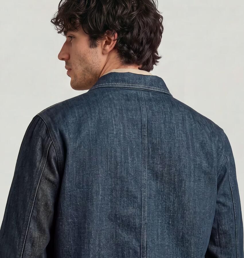 G-Star RAW Boxy Clean Neo Raw Overshirt Donkerblauw Heren - Foto 4