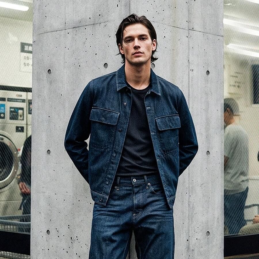 G-Star RAW Boxy Clean Neo Raw Overshirt Donkerblauw Heren - Foto 4
