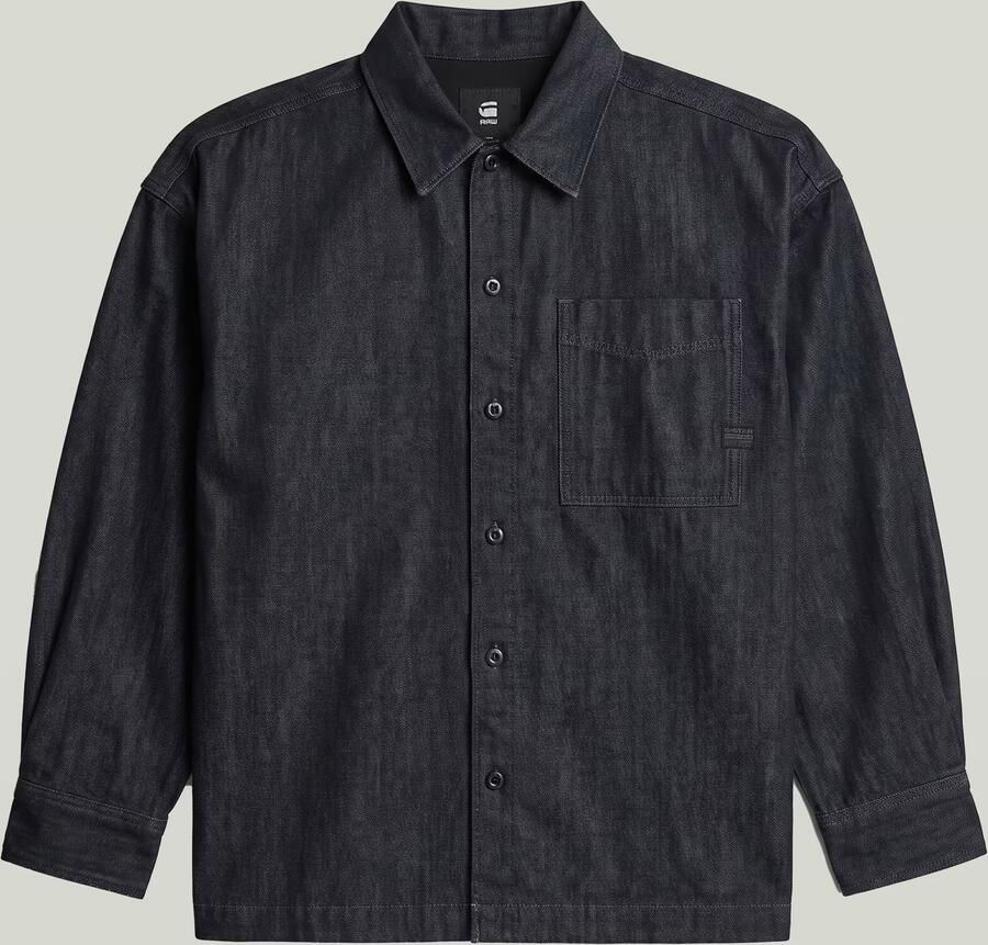 G-Star RAW Boxy Fit Neo Raw Overshirt Donkerblauw Heren - Foto 2