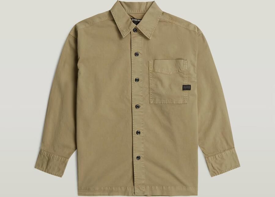 G-Star RAW Boxy Fit Overhemd voor jongens Groen jongens - Foto 3