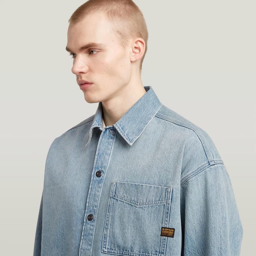 G-Star RAW Boxy Fit Overshirt Anders Heren