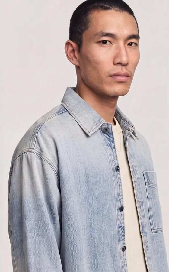 G-Star Raw Spijkerjack D23007-E352 BOXY FIT OVERSHIRT-H947 VINTAGE BORNITE - Foto 6