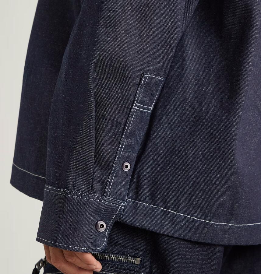 G-Star Raw Boxy fit jeansoverhemd met labeldetail - Foto 6