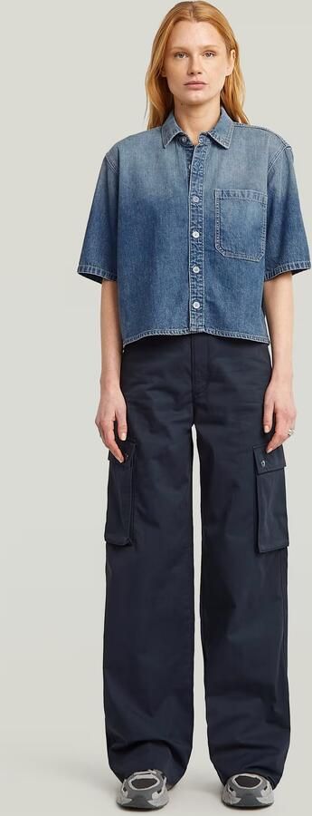 G-Star RAW Boxy Relaxed 1-Pocket Overhemd Anders Dames - Foto 6