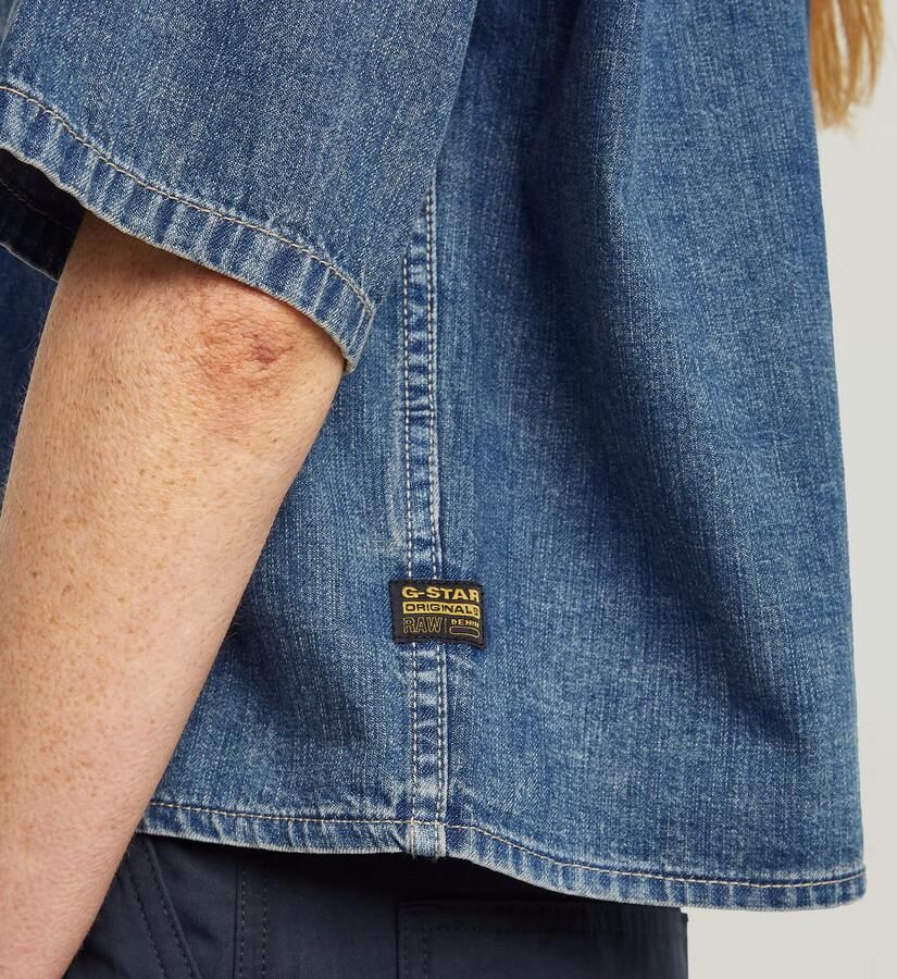 G-Star RAW Boxy Relaxed 1-Pocket Overhemd Anders Dames - Foto 3