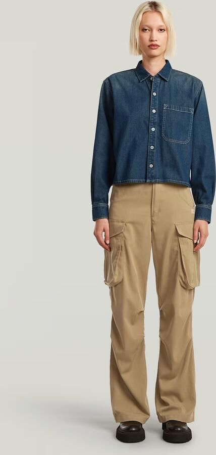 G-Star RAW Boxy Relaxed 1-Pocket Overhemd Anders Dames - Foto 8