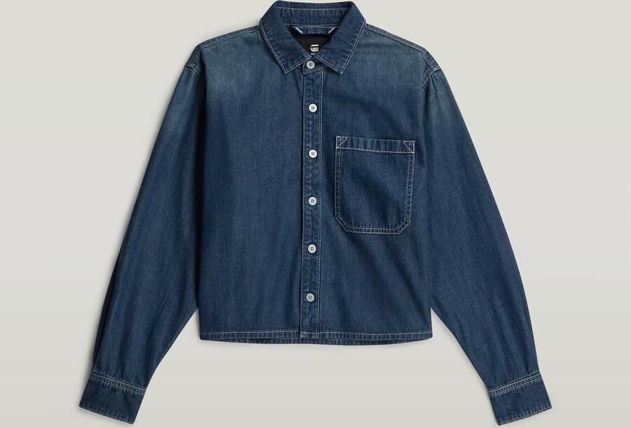 G-Star RAW Boxy Relaxed 1-Pocket Overhemd Anders Dames - Foto 6
